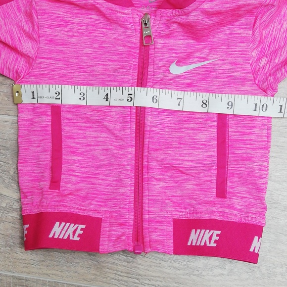 Nike Infant Girls Pink DriFit Jacket W/ Pockets Size 2T - Picture 8 of 9